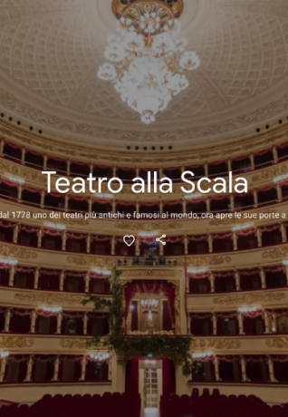 Teatro alla Scala su Google Arts & Culture - Foto Brescia & Amisano © Teatro alla Scala
