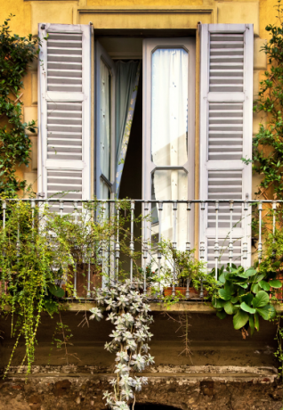 Brera - tipica balconata - foto Getty