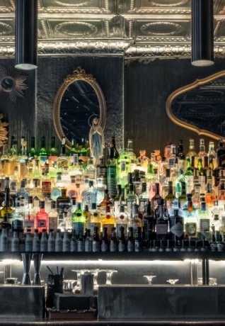 The Counter of Officina Milano, one of the best 100 Bars in the World (2021) 