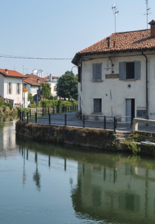 Percorso in bicicletta sul Naviglio Martesana