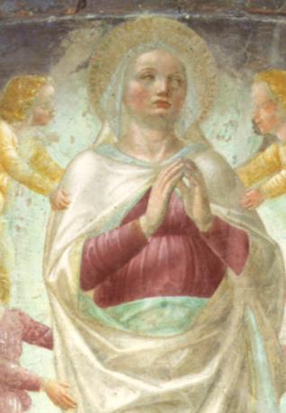 Basilica di Sant'Eustorgio Milano - Affresco Assunzione